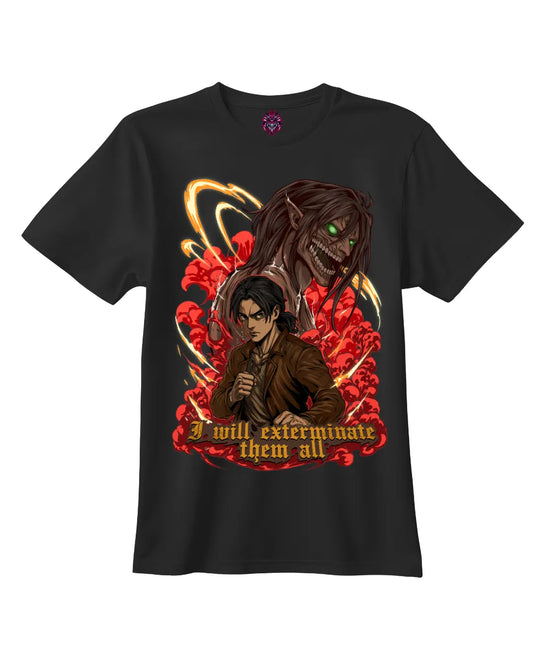 EREN & ATTACK TITAN - AOT T - SHIRT - DEMONLAND